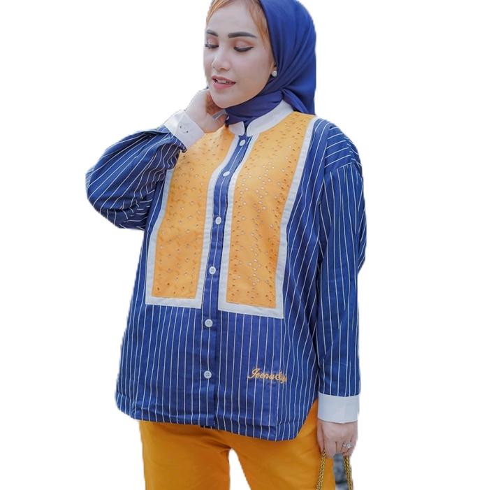 One set CYRA ONE (Ready Kamis) Top Premium Original by Jeena- Baju Bordir Jepang Campur Berkualitas 