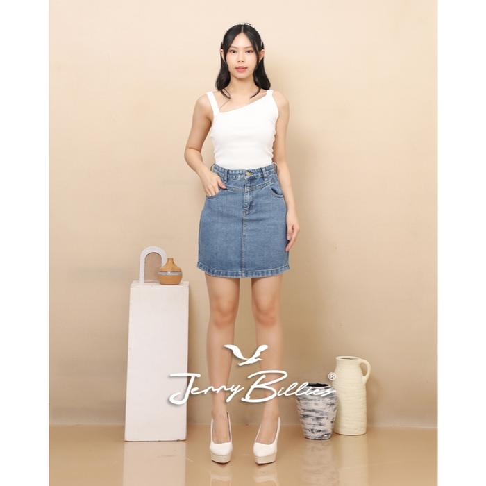 NEW Rok Span Denim Pendek / Jeans Antila Jerry Billies