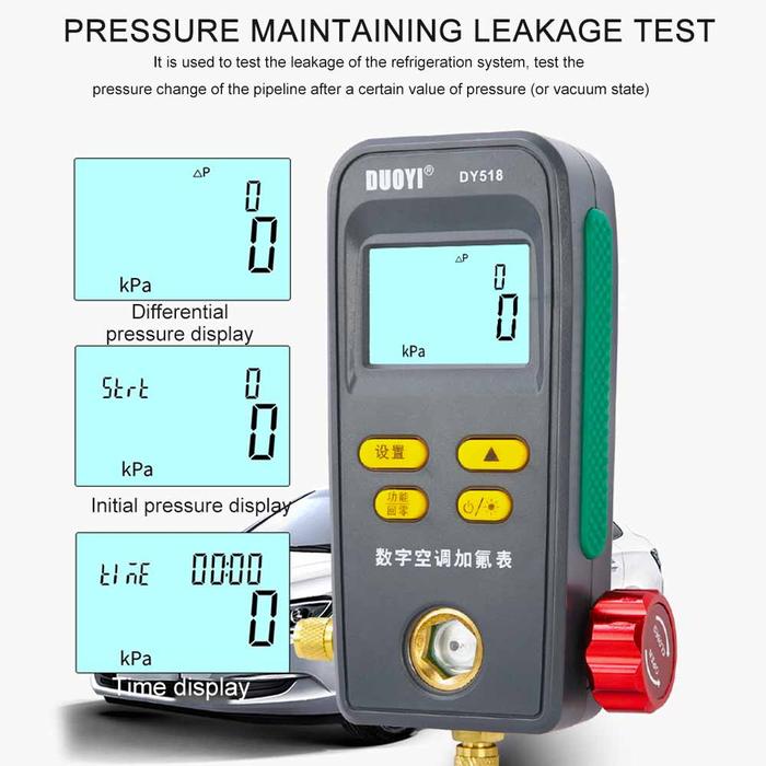 Terlaris, Digital Refrigeration Pressure Gauge Manifold Digital