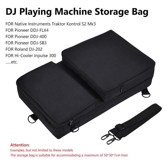 Portable DJ Controller Padded Storage Bags Dustproof Turntables
