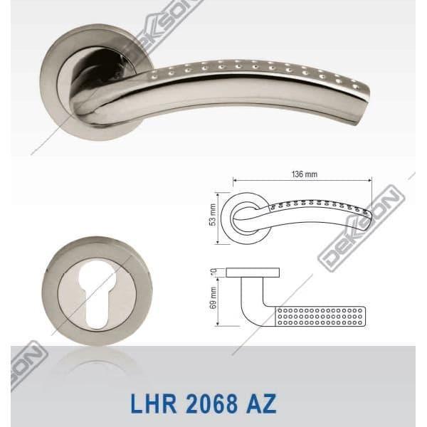 HANDLE DEKKSON LHR 2068 AZ SN+NP Handle Pintu Tuas Kombinasi