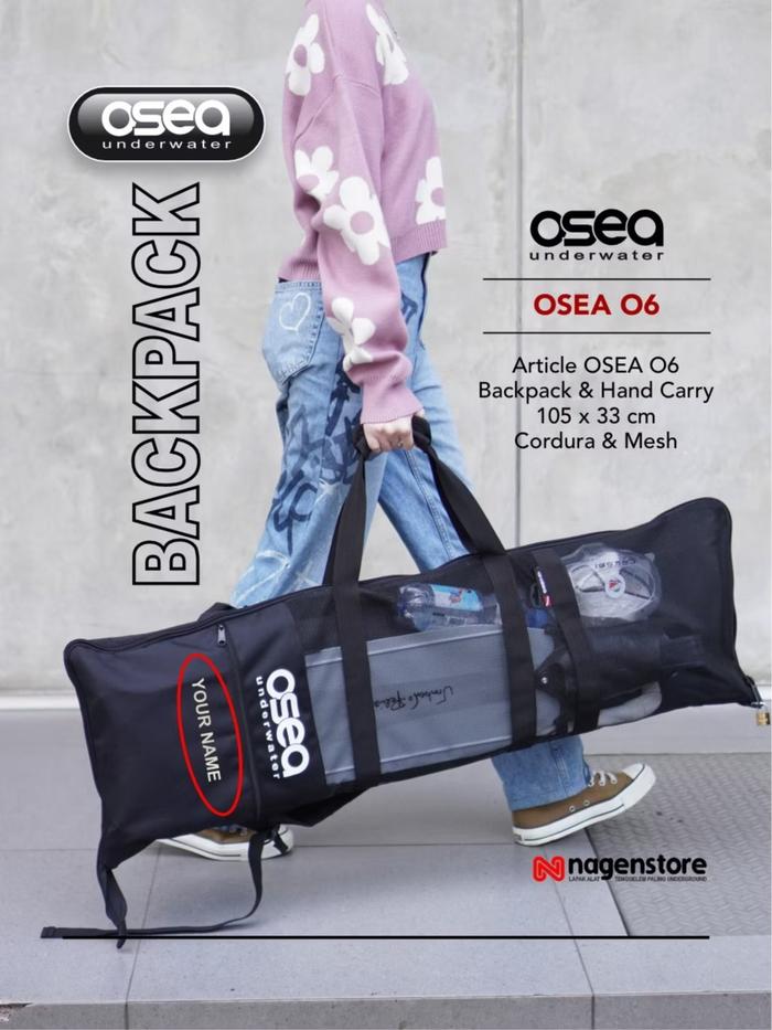 Tas Longfins OSEA O6 Longfin Long Fins Long Fin Bag 06