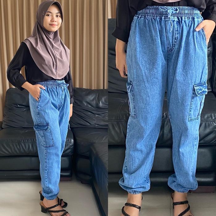 ABG - CELANA JOGGER CARGO PREMIUM CELANA JEANS JOGGER CARGO DEWASA