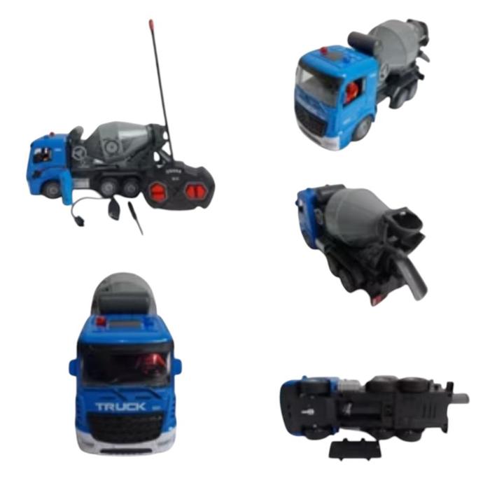 Mainan Mobil Remot Kontrol RC Truk Molen Semen Mixer Model Function