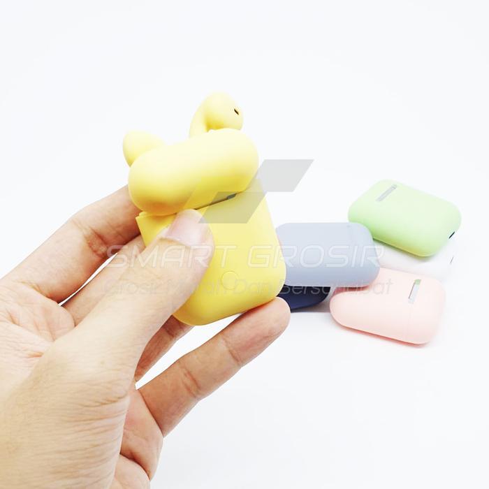 Earphone Bluetooth I12 Macaron TWS Headset Handsfree Handset Hengset