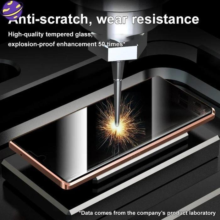 Front Anti-Spy Glass Case For Samsung Galaxy S25 S24 S23 S22 S21 S20 Ultra Plus S10 Fe A15 A70 A52 A