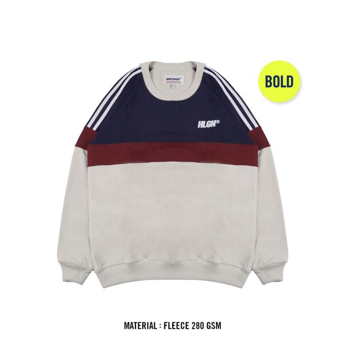 Hooligans Sweater Crewneck Puskas Navy M/LG