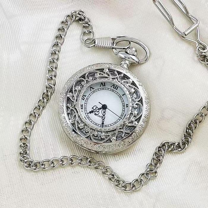 Jam Saku Taman Rahasia Retro Otomatis Mekanis