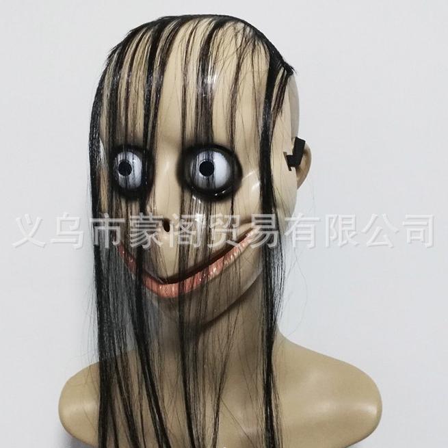Tomo Topeng Momo Halloween Seram Rumah Hantu Prank Cosplay Mask Terlaris
