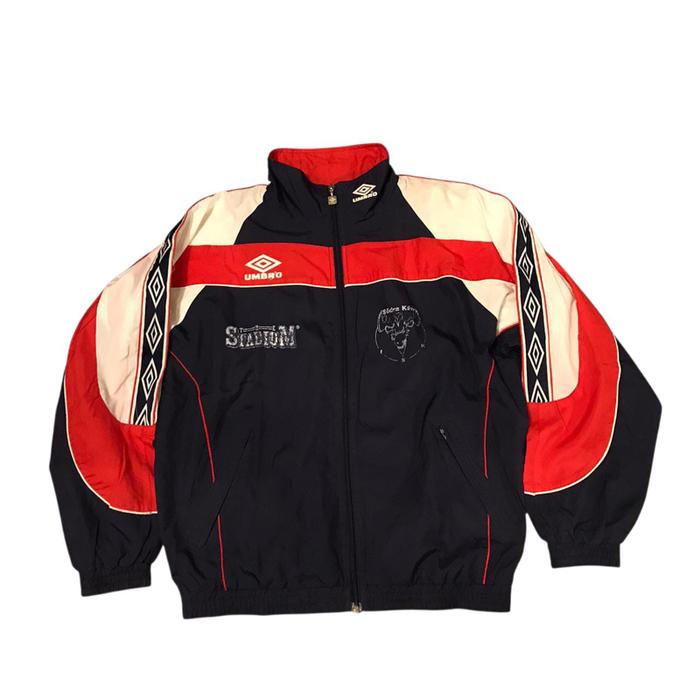 Vintage Umbro England Tracktop Jacket Full Taped Track  Size s fit M  Fast Response