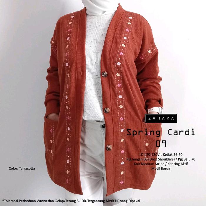 Spring Cardi 09 Zahara cardigan wanita dewasa
