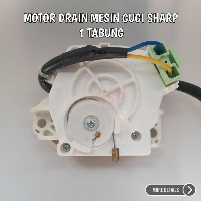 Motor Drain Mesin Cuci Sharp dll 1 Tabung Original Top Loading Motor Drain