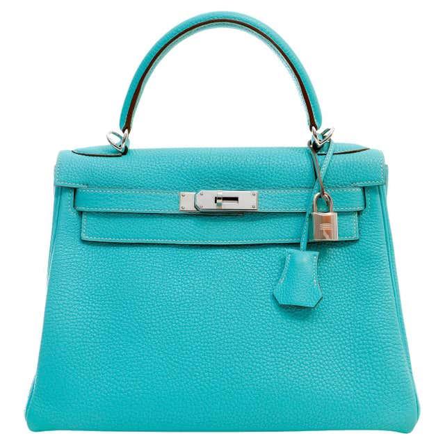 Tas 28Hermes Kelly28 Warna Biru Muda Premium Selempang Wanita