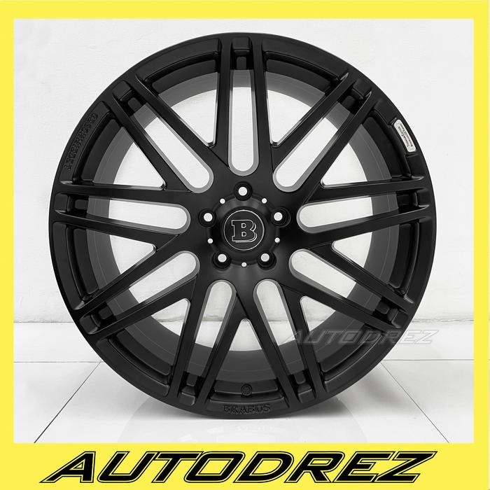 Velg Mercy Mercedes Jip G-Class W460 W463 Brabs G800 5x130 Ring 22 R22 Black