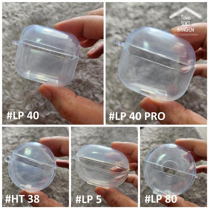 Case untuk Lenovo TWS LP40 LP40 PRO LP80 LP5 HT38 Silicone CLEAR TRANSPARENT