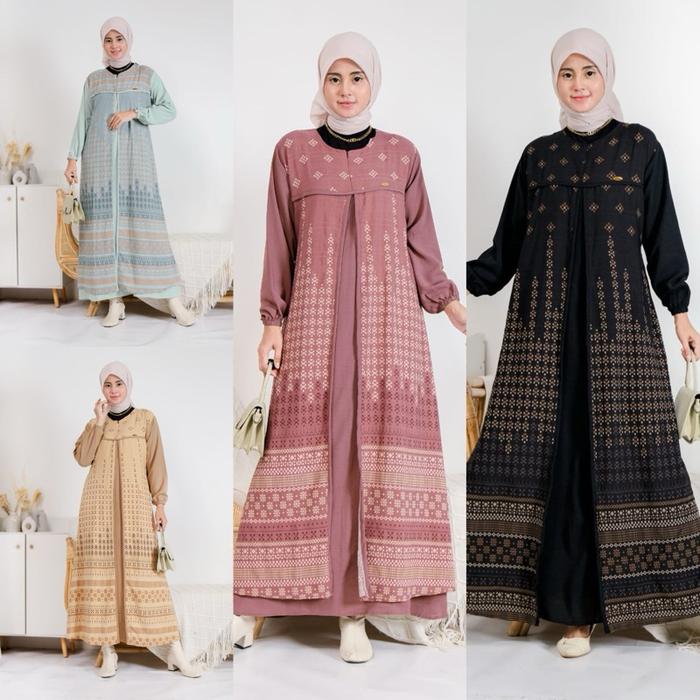 NEW GAMIS SHIREN SUNGKAR CRINKLE MOTIF ETNIK PREMIUM SUPER MEWAH JUMBO LD 120