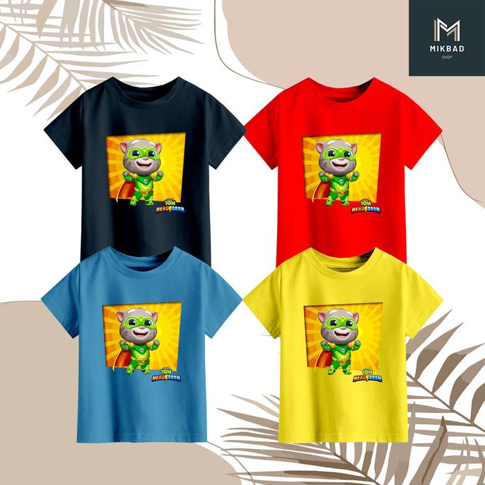 BAJU KAOS ANAK TALKING TOM AND FRIENDS ANAK TERBARU BAHAN PREMIUM