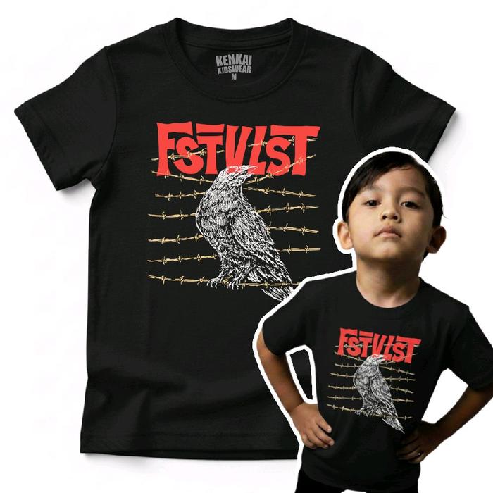 Kaos Anak Band fstvlst usia 1 sampai 12 tahun