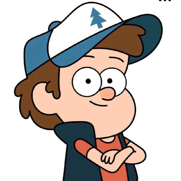 Topi Disney Gravity Falls Boys Teens Trucker Hat Blue White Mesh Snapback Pine Tree