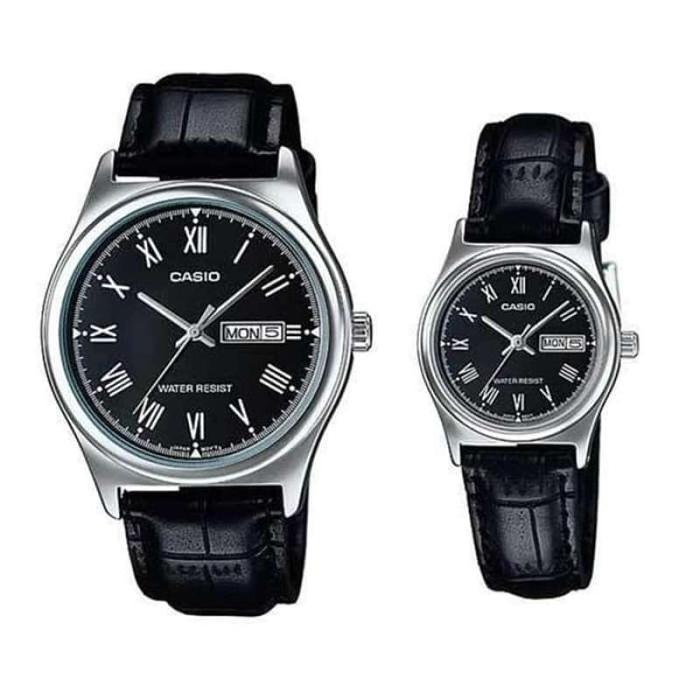 CASIO MTP-V006L-1B2UDF & LTP-V006L-1B2UDF Jam Tangan Couple Original - CASIO MTP-V006L-7BUDF & LTP-V