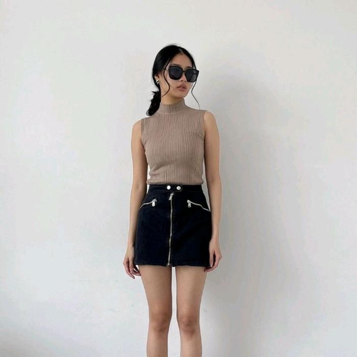 Giselle Top Import BKK Atasan Rajut Import Bangkok Baju Tank Top Baju Atasan Wanita Tank Top Rajut B