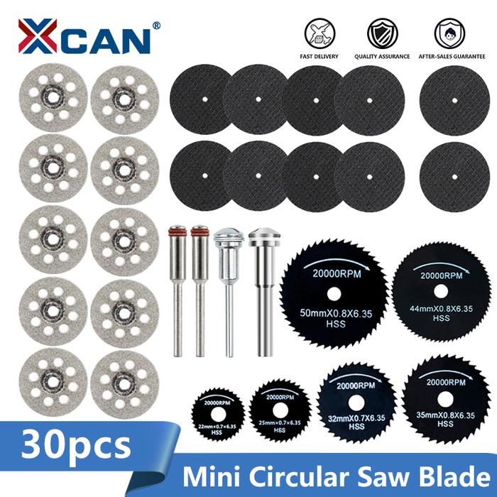 XCAN HSS Cutting Discs HSS Mini Circular Saw Blade Metal Cutting Disc