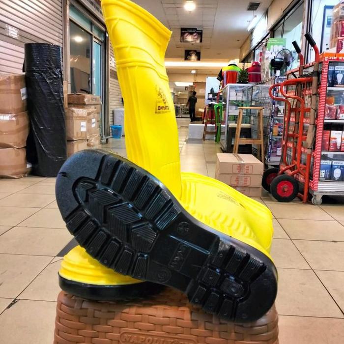 TERMURAH Sepatu Safety Boots Wayna Inyati 1278 / Safety Shoes Wayna Inyati 1278 Rubber Boots Origina