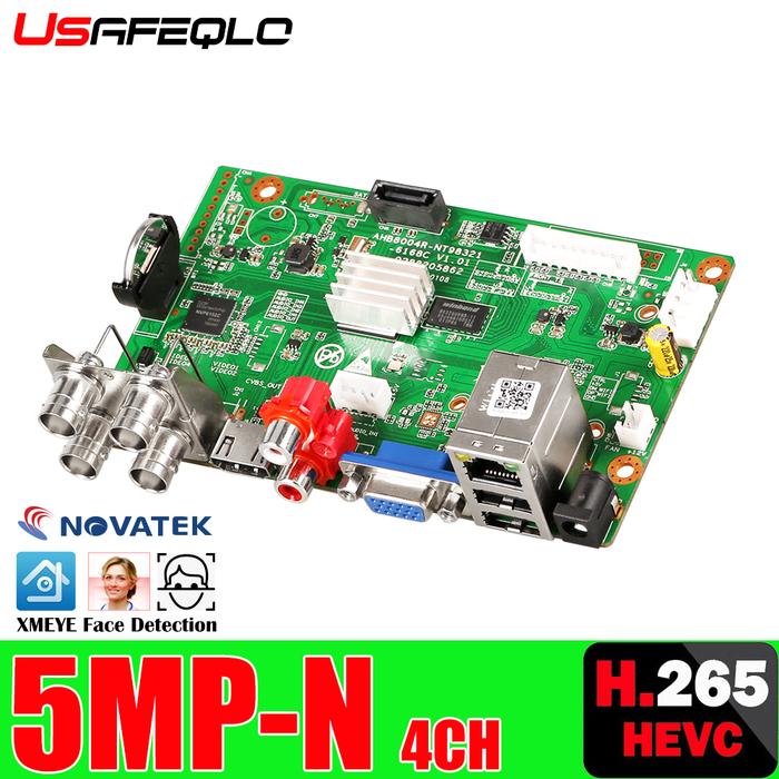 H.265+ 4CH AHD DVR 5MP CCTV 4CH 5MP Hybrid Security DVR Recorder