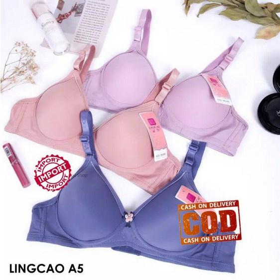 HW - Bh Wanita Lingcao / Bra Tanpa Kawat Original A5 Lingcao