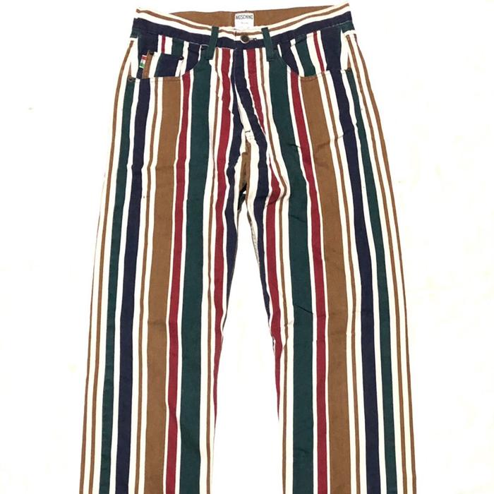 CELANA JEANS VINTAGE MOSCHINO SLIM SECOND ORIGINAL