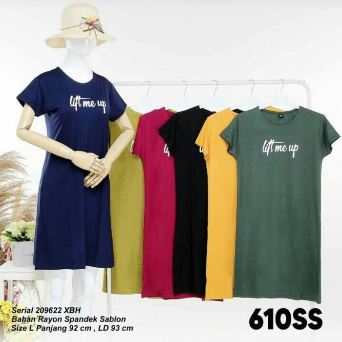 DRESS KAUS SPANDEX PREMIUM LEMONE LD 90 || DRESS LEMONE || DRESS KAOS
