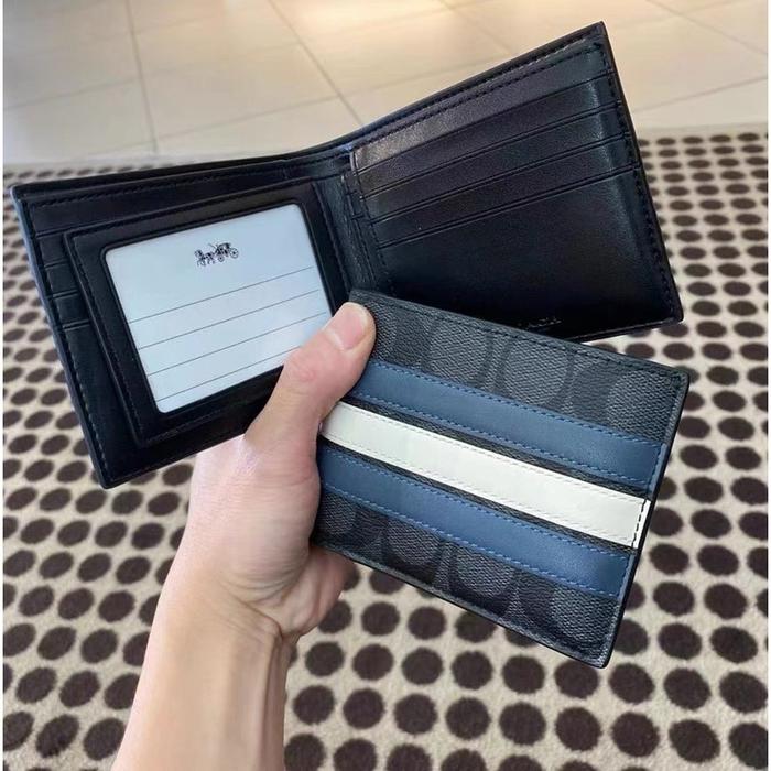【NEW】 COACH DOMPET PRIA MEN WALLET DOMPET LIPAT PRIA FULLSET COACH WALLET COACH DOMPET
