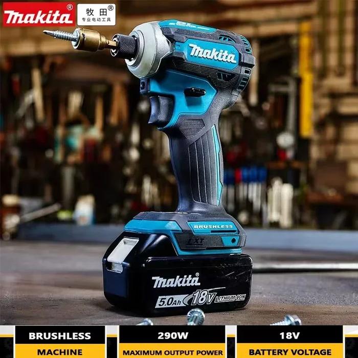 Makita DTD171 Brushless Impact Driver Rechargeable Screwdriver Drills Cordless Power Tools 18V BL Mo