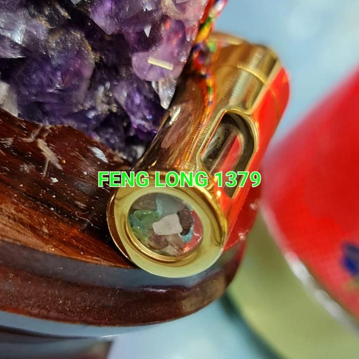 Liontin Pendant Kalung Leng Yan Zhou Tabung Transparan Mustika Besar