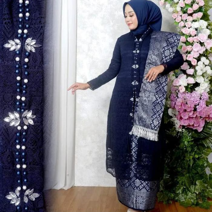 KEBAYA TUNIK ROSIDAH BUSUI PAYET JAHIT TANGGAN \ TERBARU DI SONIA OSHOP \ KEBAYA TUNIK FULL PURING B