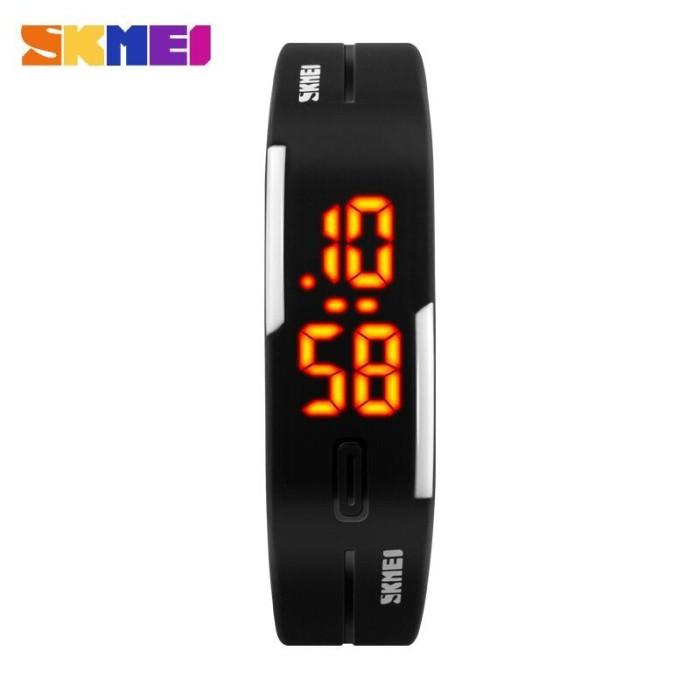 Skmei Wristband Jam 1099 Led 1099A Black