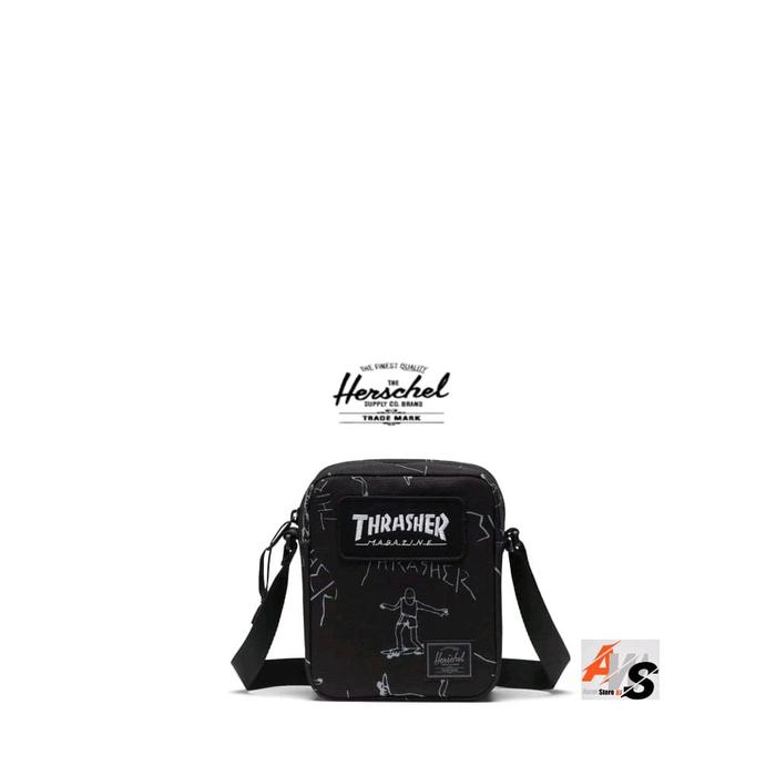 HERSCHEL-THRASHER  GONZ HERITAGE CROSSBODY-BLACK-(2.5L)-BAG-US