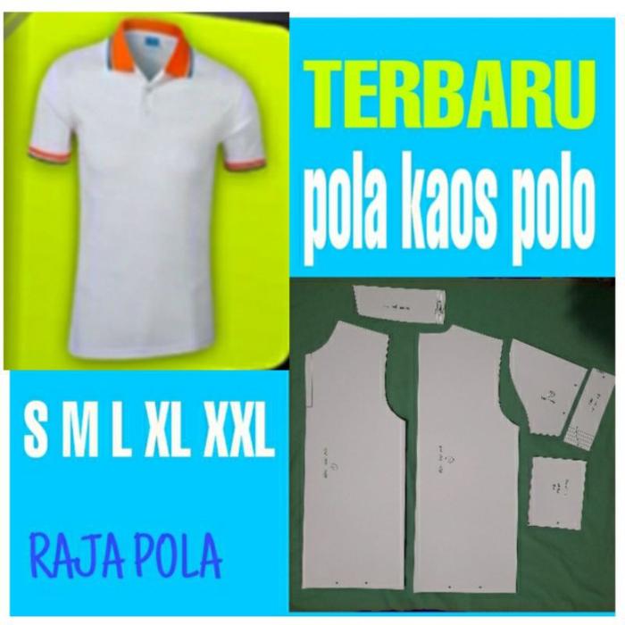 pola kaos polo pria dewasa