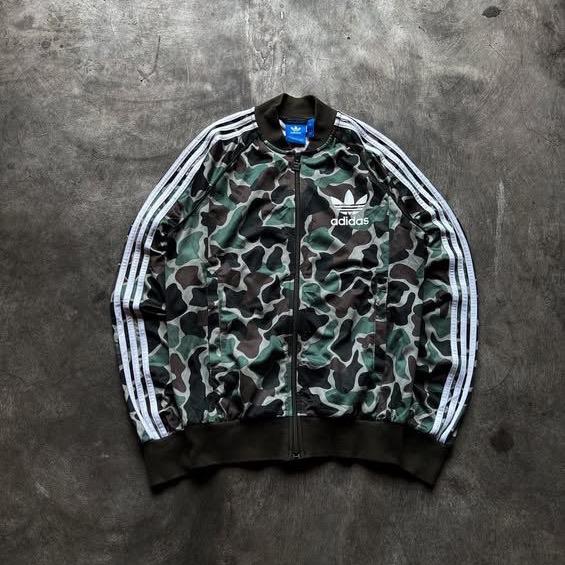 Jaket trakctop adidas camo firebird second original Preloved