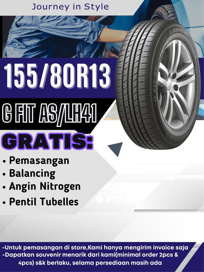 Ban mobil (PASANG DITOKO) Laufenn 155/80R13 G FIT AS'Promo&Garansi 3bln, 155 80 13, 155-80-13, 155/8