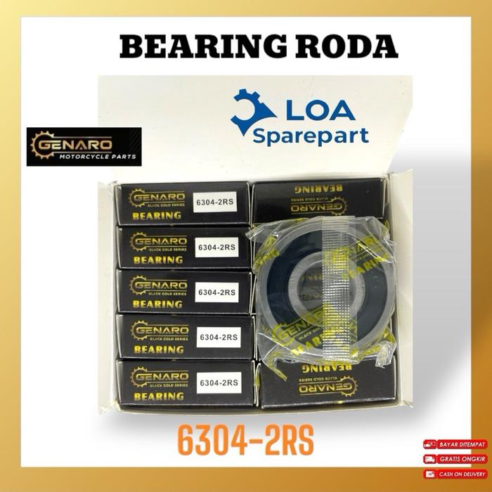 BEARING LEHER 6304 2RS BEARING RODA 6304 2RS PRESS (GENARO)