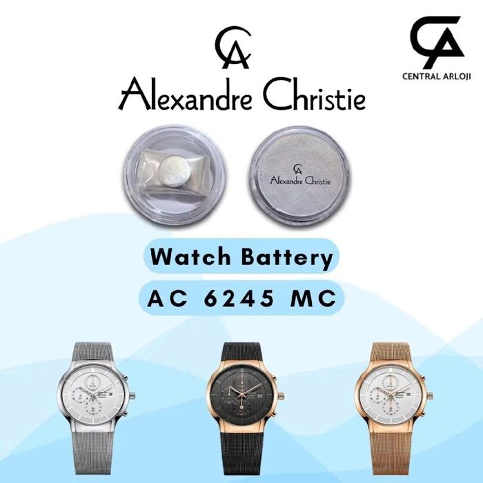 Baterai Jam Tangan Alexandre Christie AC 6245 MC Original