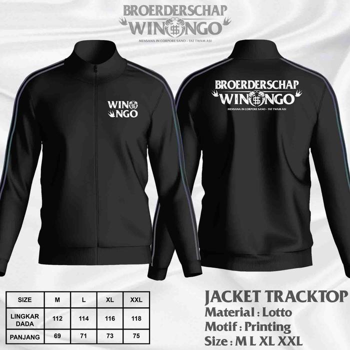 jaket tracktop sh winongo - jaket winongo - jaket tracktop broederschap