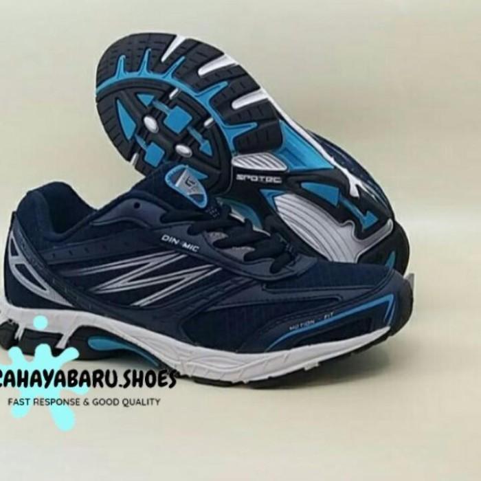 T✪2R SPOTEC SEPATU RUNNING DYNAMIC HITAM SEPATU SEKOLAH KASUAL OLAHRAGA OKE C☎G9