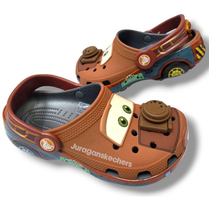 SANDAL ANAK & DEWASA CHARACTER CARS TOW MATER/SANDAL CARS TOW MATER/SANDAL ANAK CARS MCQUEEN (CROCSS