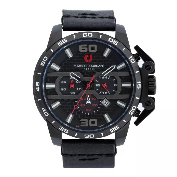 CHARLES JOURDAN Jam Tangan Pria CJ1044-1735C Kaca Stainless