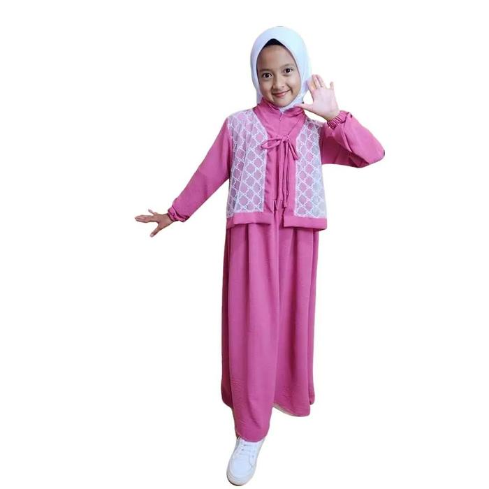 Gamis Anak Perempuan Gamis Anak Tanggung 3-12Tahun Gamis Brukat Gamis Pesta Gamis Modern Muslim Baju