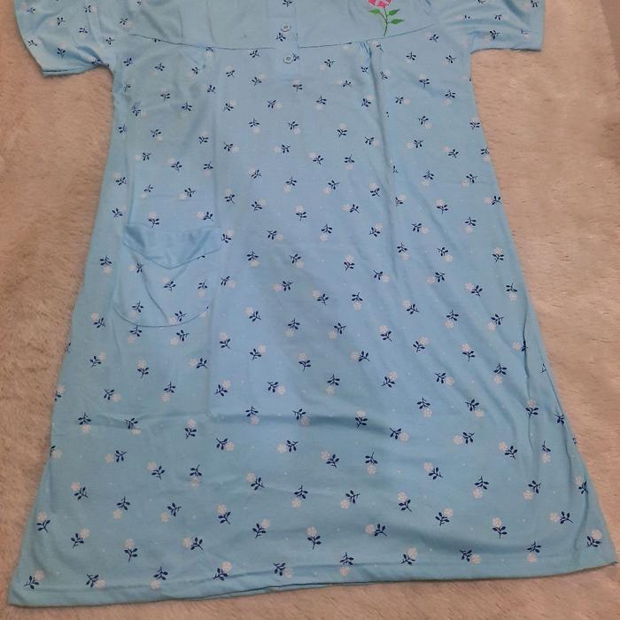 Daster Jumbo Benova - Lengan pendek, motif Bunga