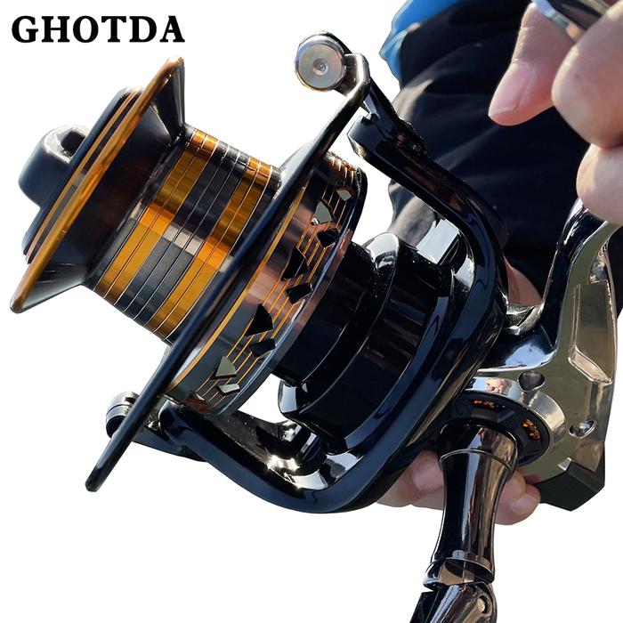 Long Shot Fishing Reel 12000 10000 9000 Metail Line Cup 30KG Max Drag