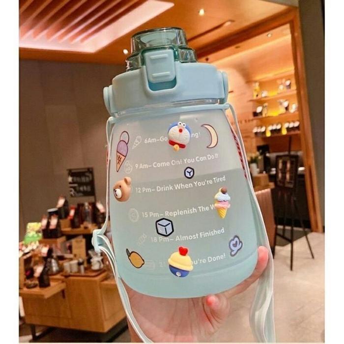 Ready Stock Botol Minum Viral Korea Aestetic 1,3L